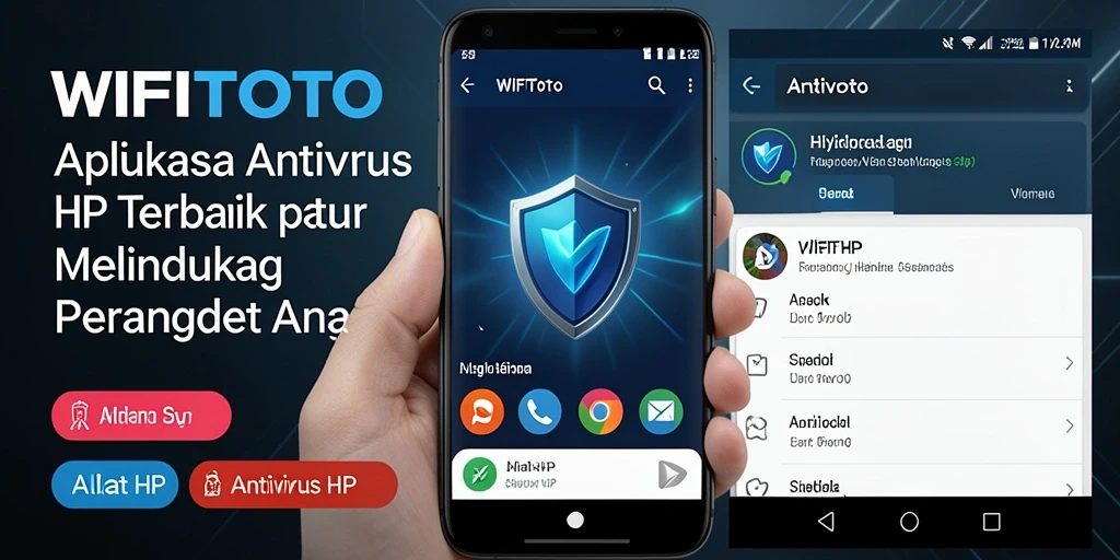 Tampilan antarmuka WIFITOTO yang sederhana dan efisien sebagai Antivirus HP.